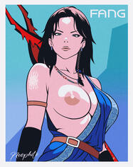 Fang - Final Fantasy XIII - Pop art