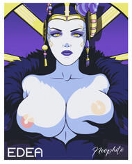Sorceress Edea - Final Fantasy VIII - Pop art