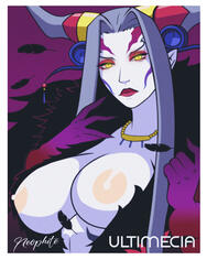 Sorceress Ultimecia - Final Fantasy VIII - Pop art